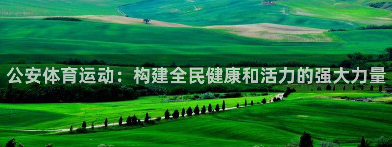 三亿体育登录：公安体育运动：构建全民健康和活力的强大力量
