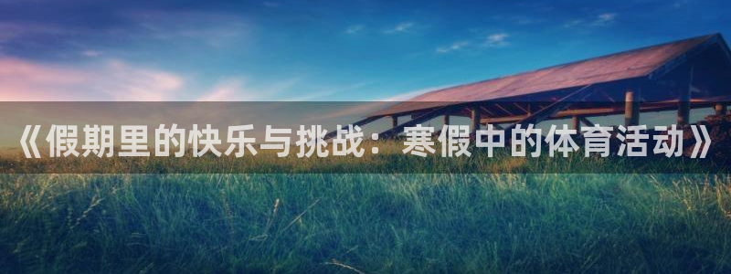 三亿体育网页版：《假期里的快乐与挑战：寒假中的体育活动》
