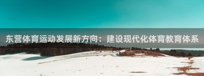 三亿体育网页版：东营体育运动发展新方向：建设现代化体育教育体系